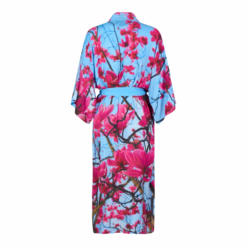 From My Mother's Garden Hope long robe in an exclusive magnolia print