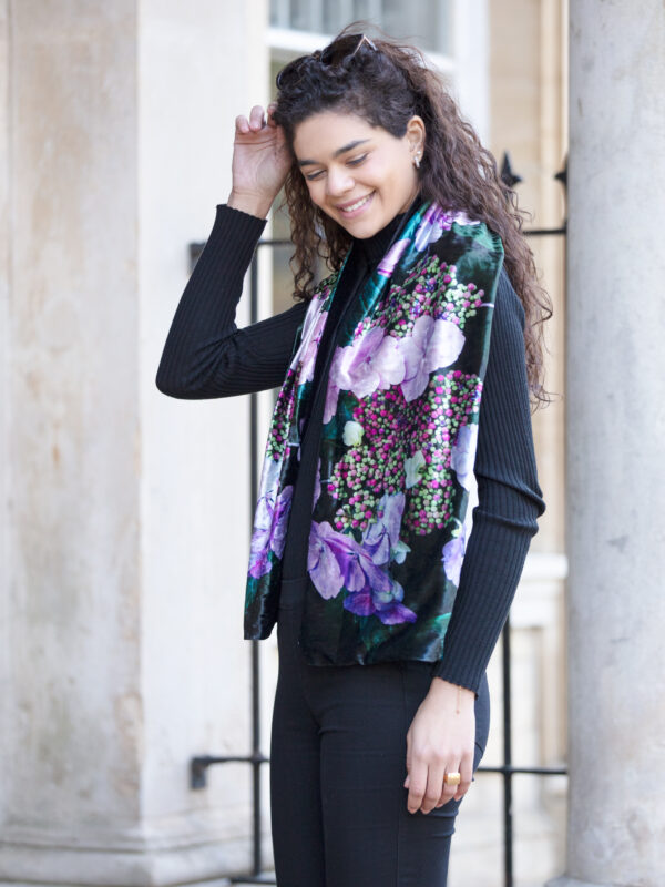 From My Mother's Garden Harmony Velvet Scarf