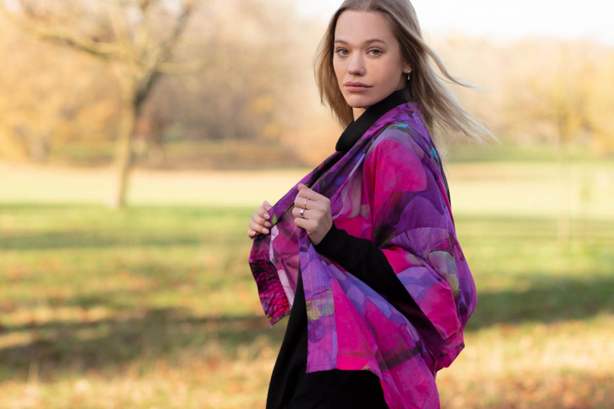 Sweetpea pink Kimono by From My Mother's Garden