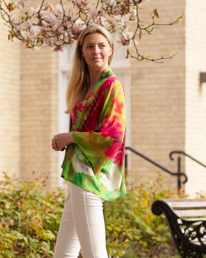 From My Mother's Garden Gives Me Butterflies Kimono