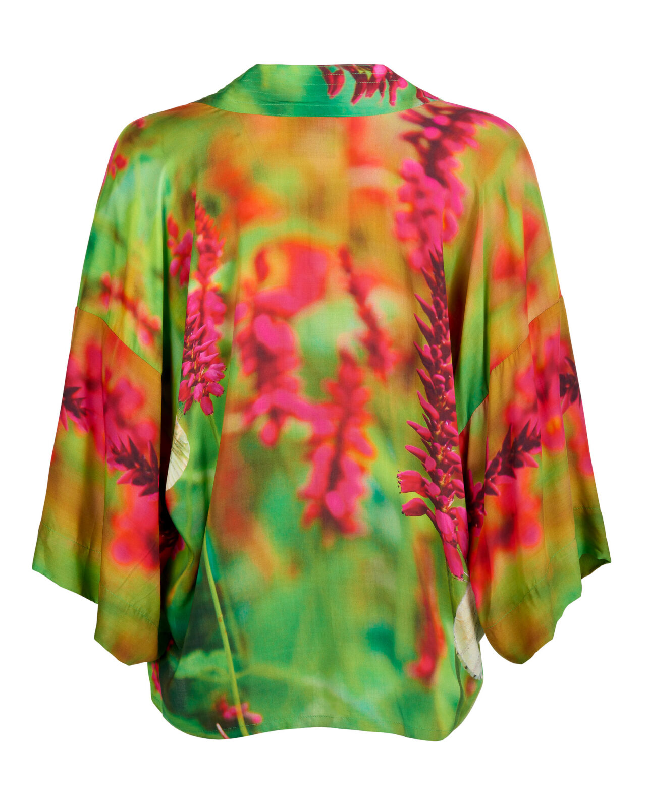 From My Mother's Garden Gives Me Butterflies Lightweight Kimono in a sustainable silky fabric