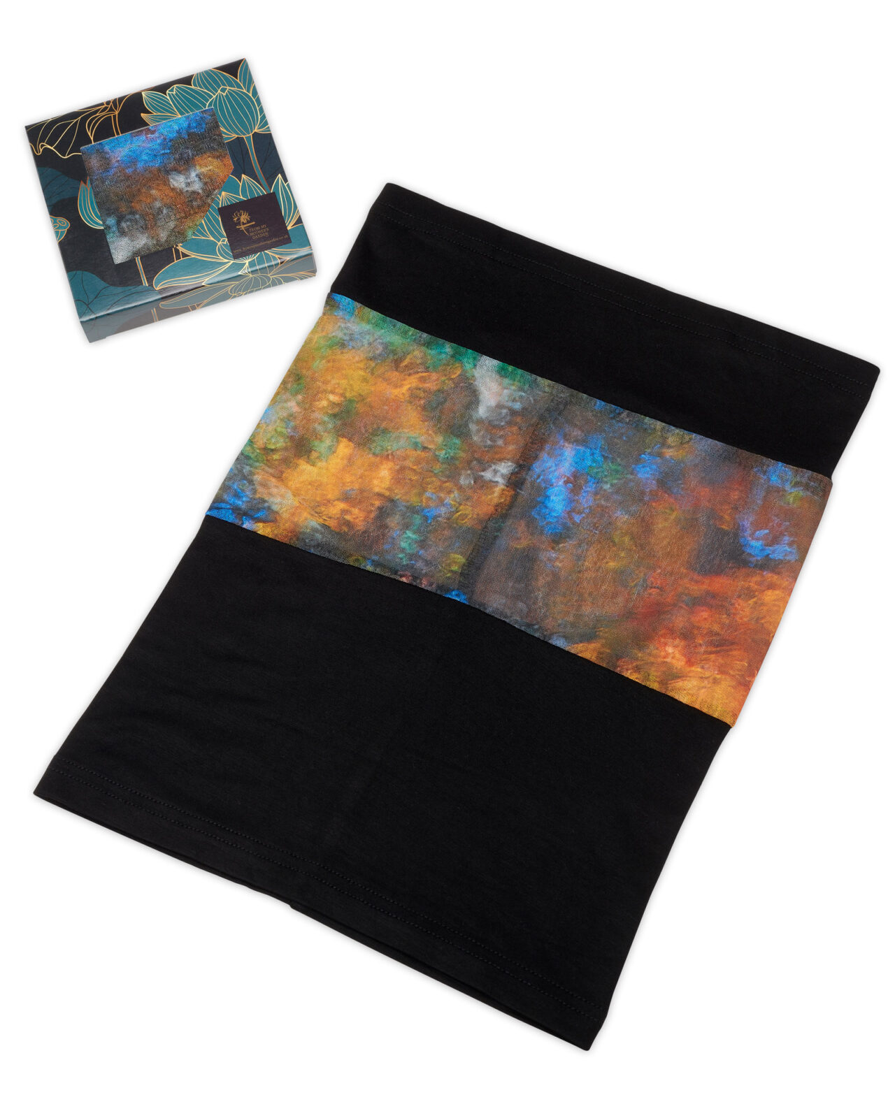 From My Mother's Garden Reflections Collar with a soft jersey and printed mesh panel