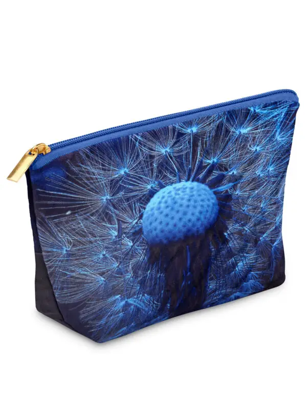 From My Mother's Garden Wishes Small Makeup Bag with a zip opening