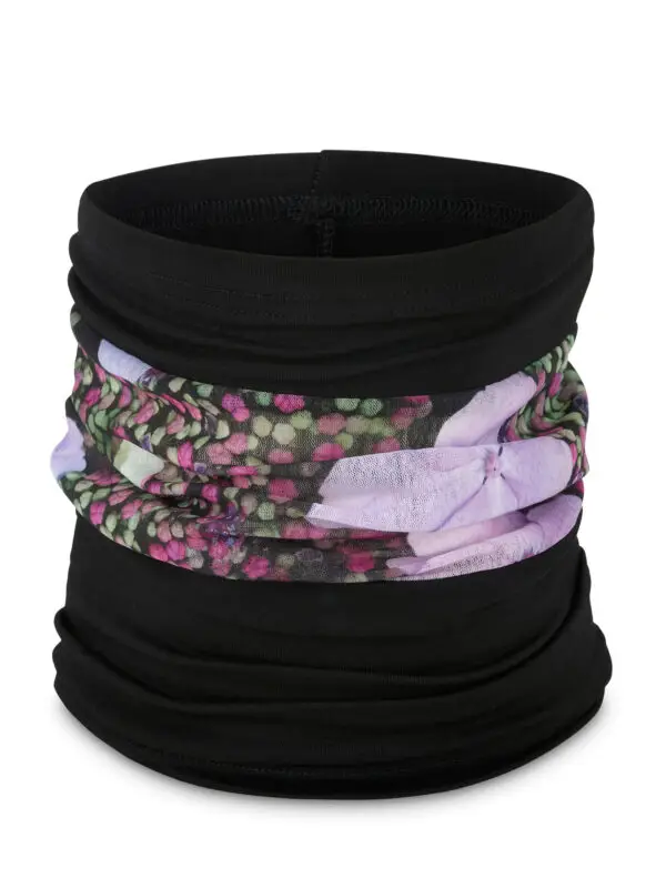 From My Mother's Garden Harmony Collar comes in a super soft jersey fabric with a mesh panel printed with an exclusive hydrangea print