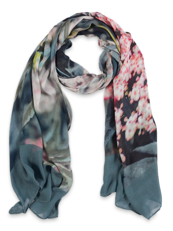 From My Mother's Garden Black Lace Bamboo Scarf