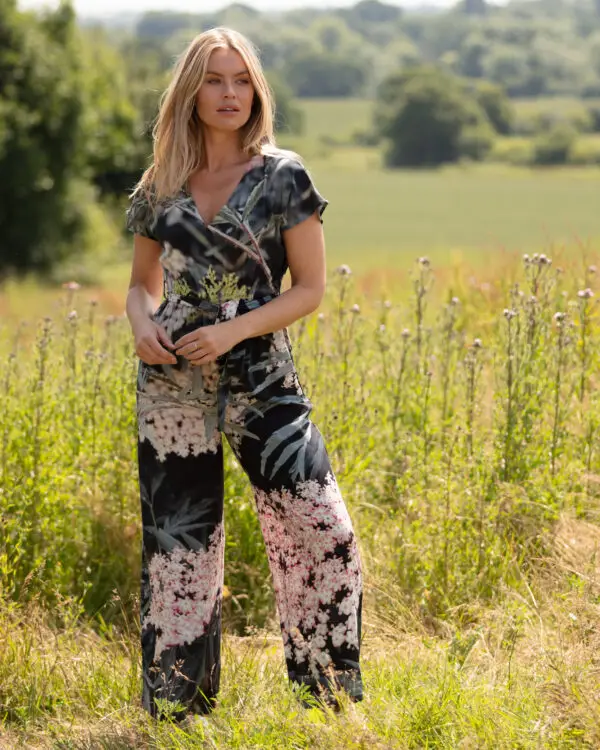 From My Mother's Garden Black Lace Jumpsuit