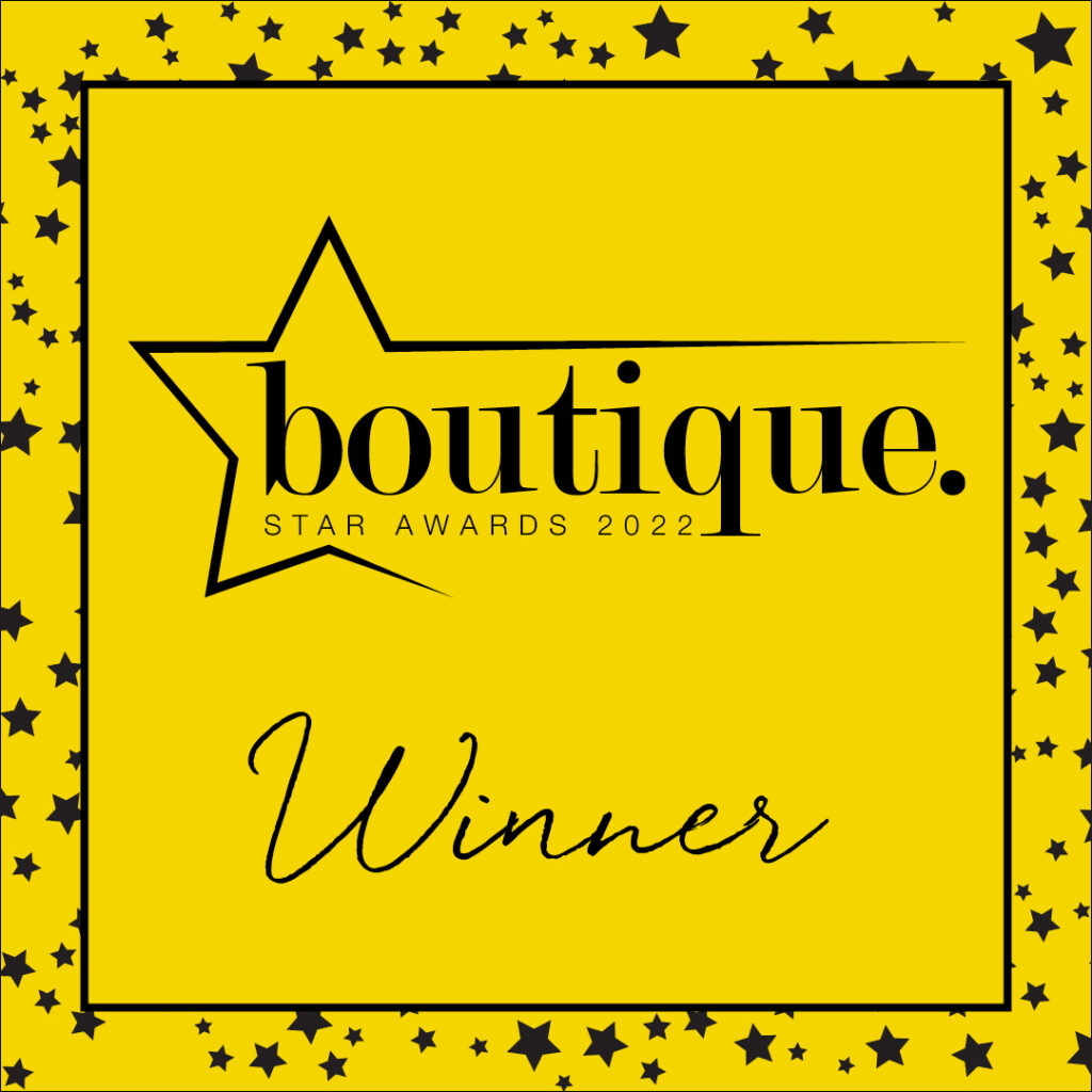 From My Mother's Garden wins British Brand of the Year at the Boutique Star Awards 2022 at the Mayfair Hotel in London