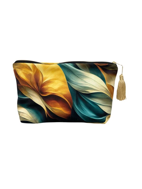 Autumn Abstract Large Makeup bag by From My Mother's Garden