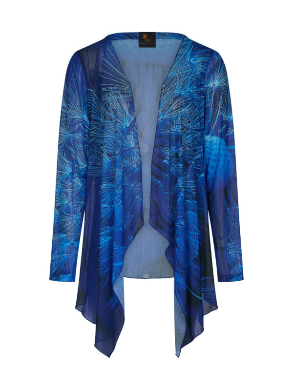 Wishes Mesh Cardigan by From My Mother's Garden in a striking Royal Blue colour