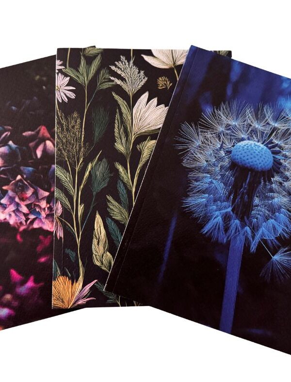 From My Mother’s Garden A5 notebook with textured card cover and 100 plain pages for writing, drawing, lists and gardening ideas.